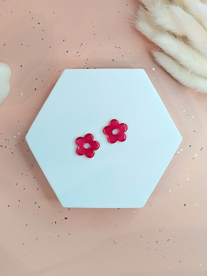 Boucles d'oreilles pampilles petites fleurs