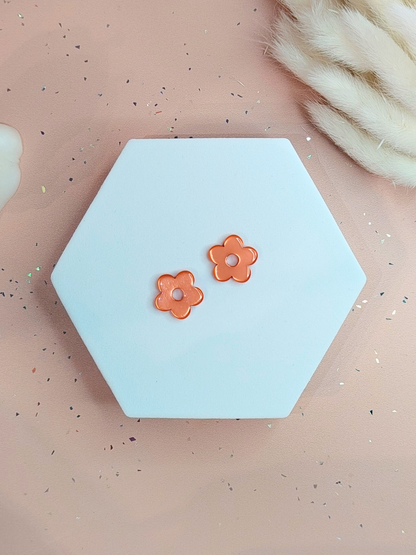 Boucles d'oreilles pampilles petites fleurs