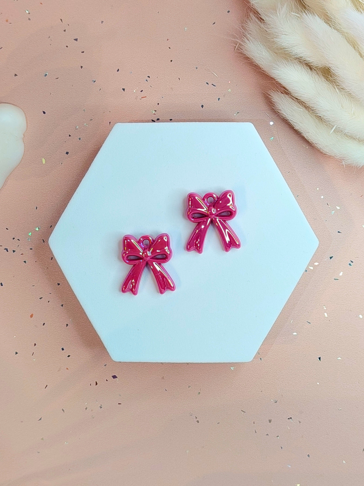 Boucles d'oreilles pampilles noeuds