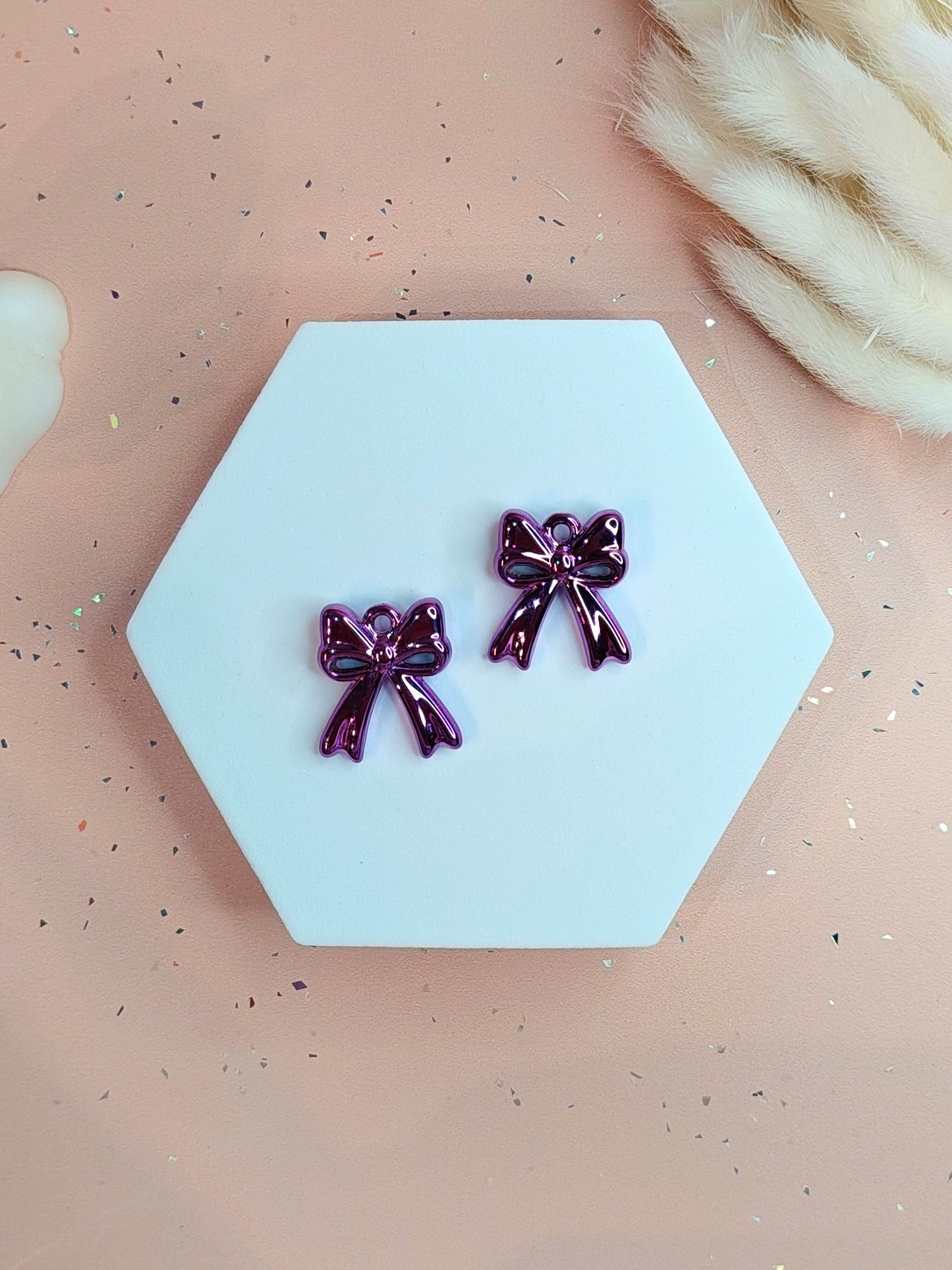 Boucles d'oreilles pampilles noeuds