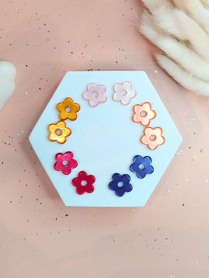 Boucles d'oreilles pampilles petites fleurs